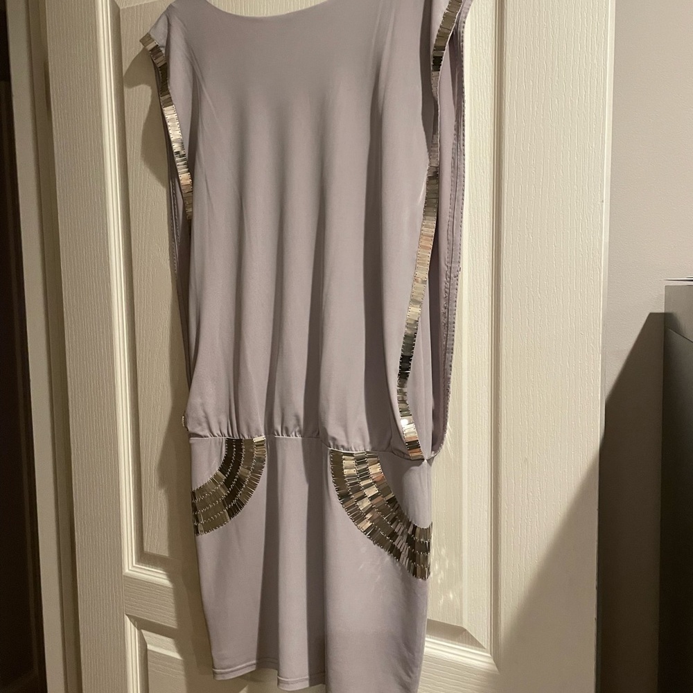 Bebe Silver Dress - image 2